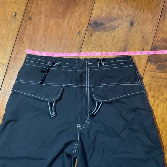 Vintage MacGear Punk Rave Goth Baggy Streetwear Cargo Black pants size Small - Picture 8 of 12